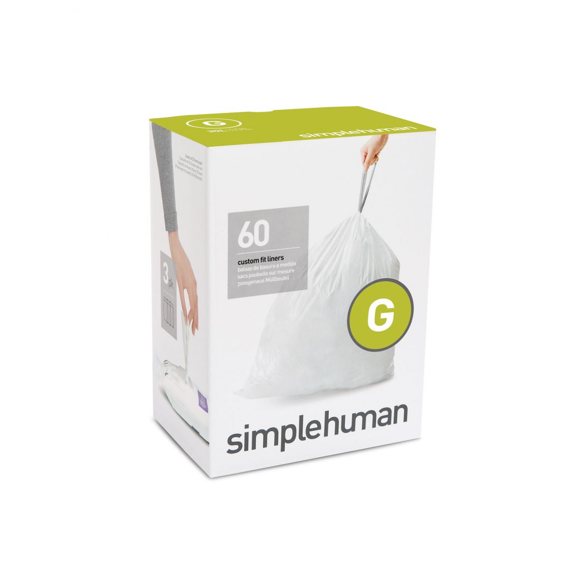 שקיות אשפה לפח 30 ליטר (G) דגם Simplehuman - CW0166 - סימפליומן
