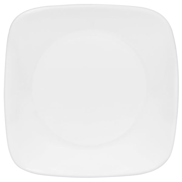 צלחות קורנינג קורל מרובעות דגם (400) Corning Corelle - Pure White