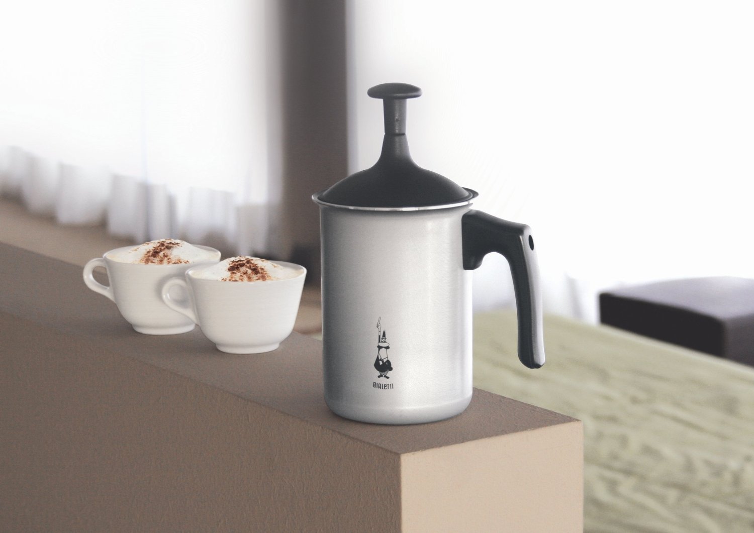 מקציף חלב טפלון טוטוקרמה 3 כוסות-BIALETTI