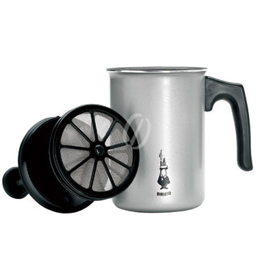 מקציף חלב  ידני טפלון טוטקרמה 6 כוסות -BIALETTI