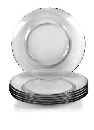 שישיית צלחות זכוכית למנה עיקרית 28 ס"מ - DURALEX