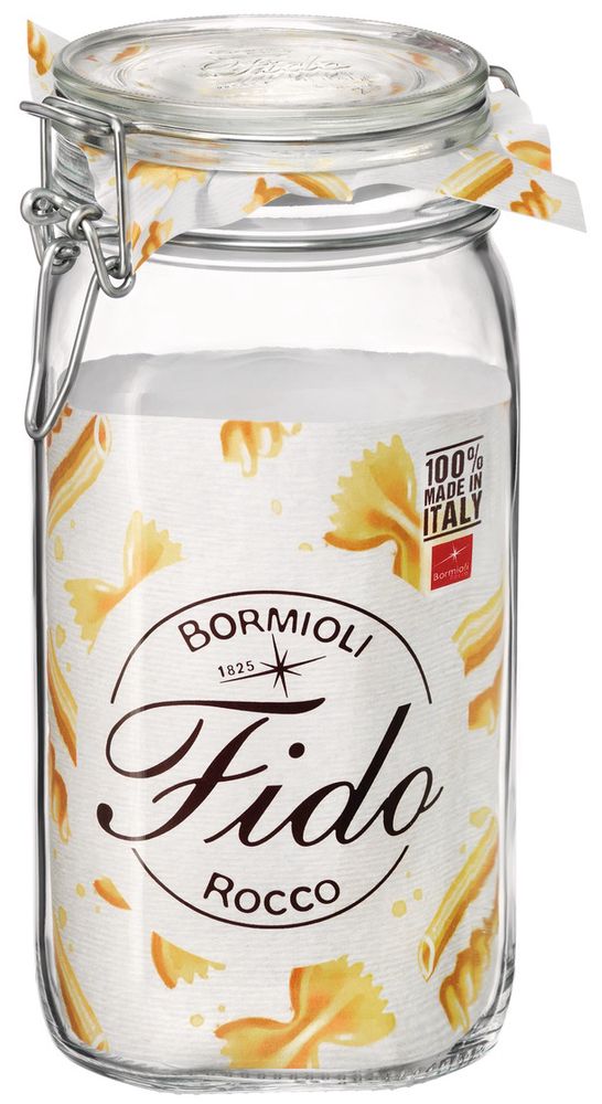 צנצנת פידו זכוכית ואקום 1.5 ליטר - Bormioli