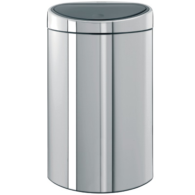 פח אשפה למטבח אובלי טאץ' למטבח 40 ליטר מבריק - Brabantia - ברבנטיה