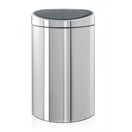פח אשפה למטבח אובלי טאץ' למטבח 40 ליטר מבריק - Brabantia - ברבנטיה