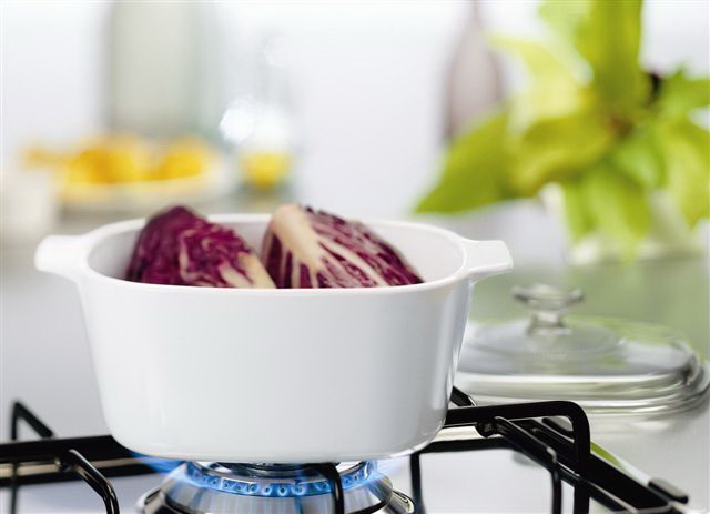 סיר מרובע 3 ליטר לבן - Corningware