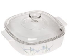 סיר מרובע 2 ליטר דגם אירוסים-Corning Ware