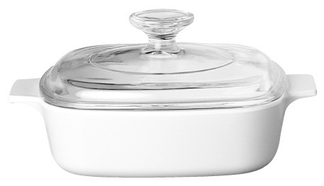 סיר מרובע 1.5 ליטר לבן - Corningware