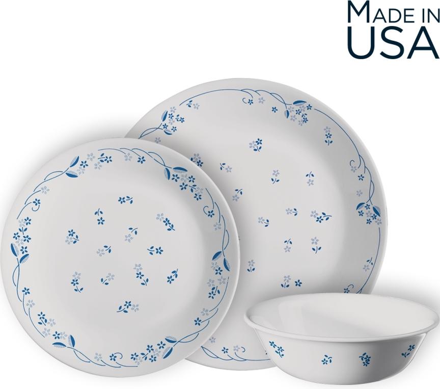 צלחות קורנינג דגם (195) פרובינסיאל בלו  Corelle - Provincial Blue