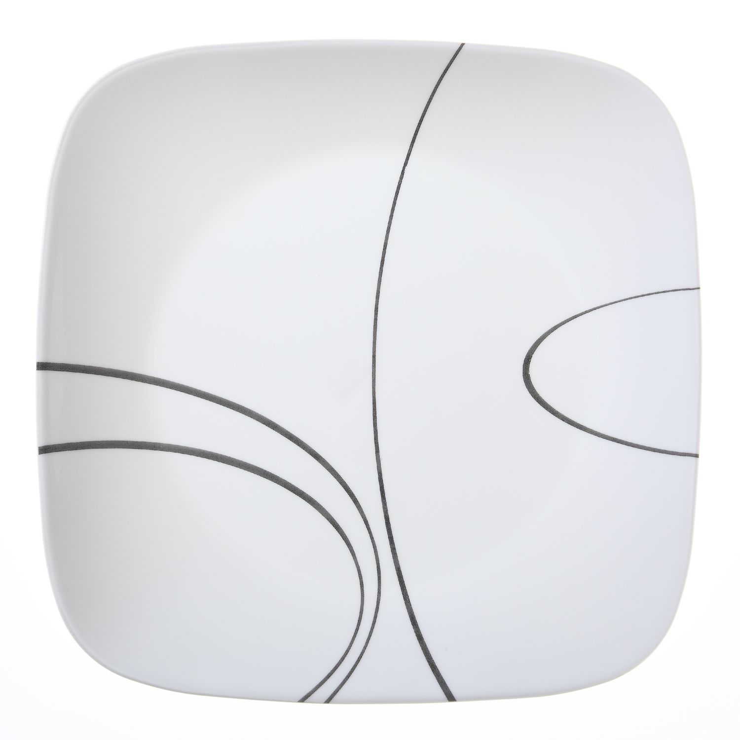 צלחות קורנינג קורל מרובעות דגם (401) Corning Corelle - Simple Lines
