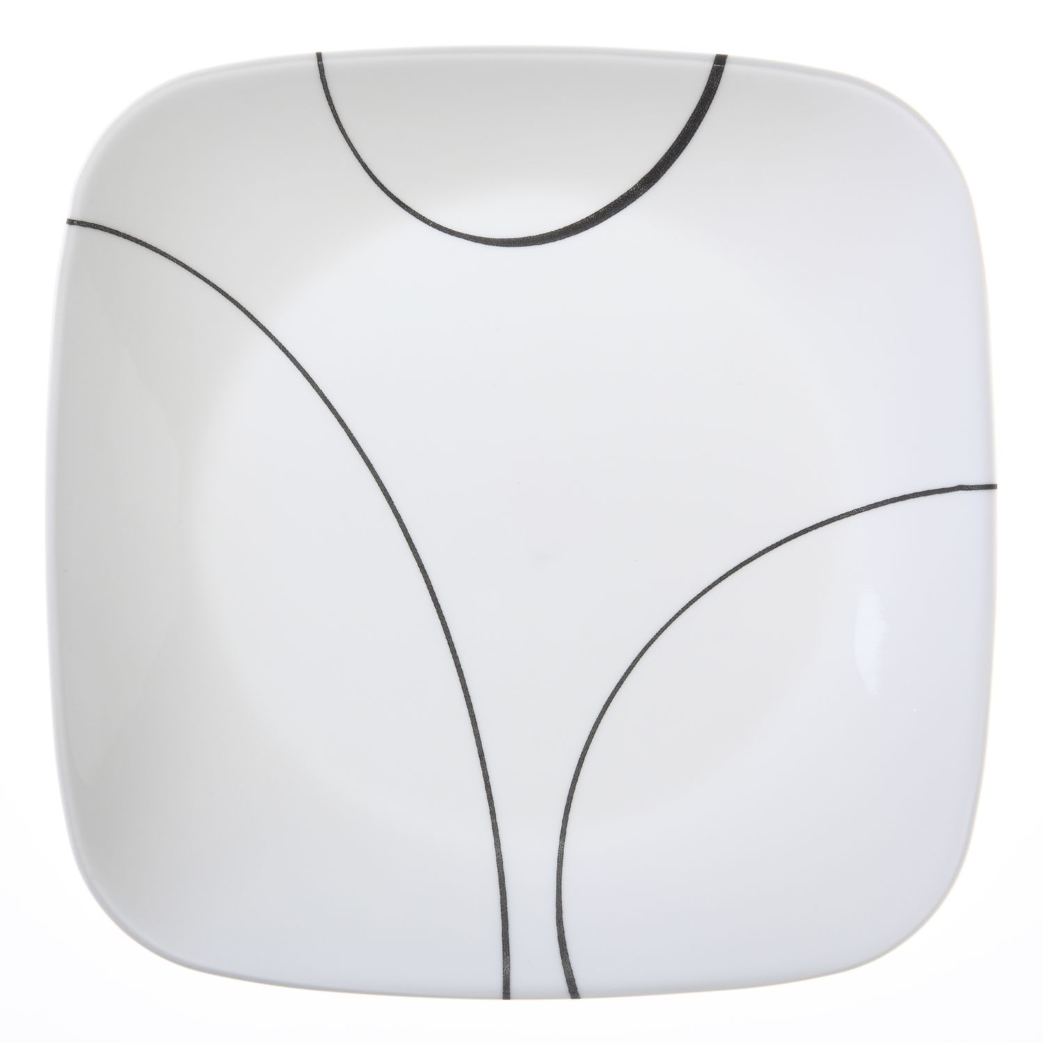 צלחות קורנינג קורל מרובעות דגם (401) Corning Corelle - Simple Lines