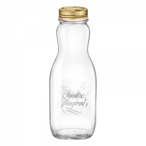 בקבוק זכוכית 1 ליטר דגם סטג'וני - Bormioli