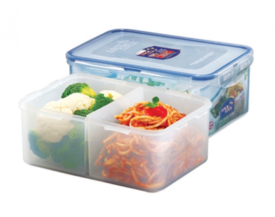 קופסת איחסון מלבנית מחולקת דגם Lock&Lock - 825B