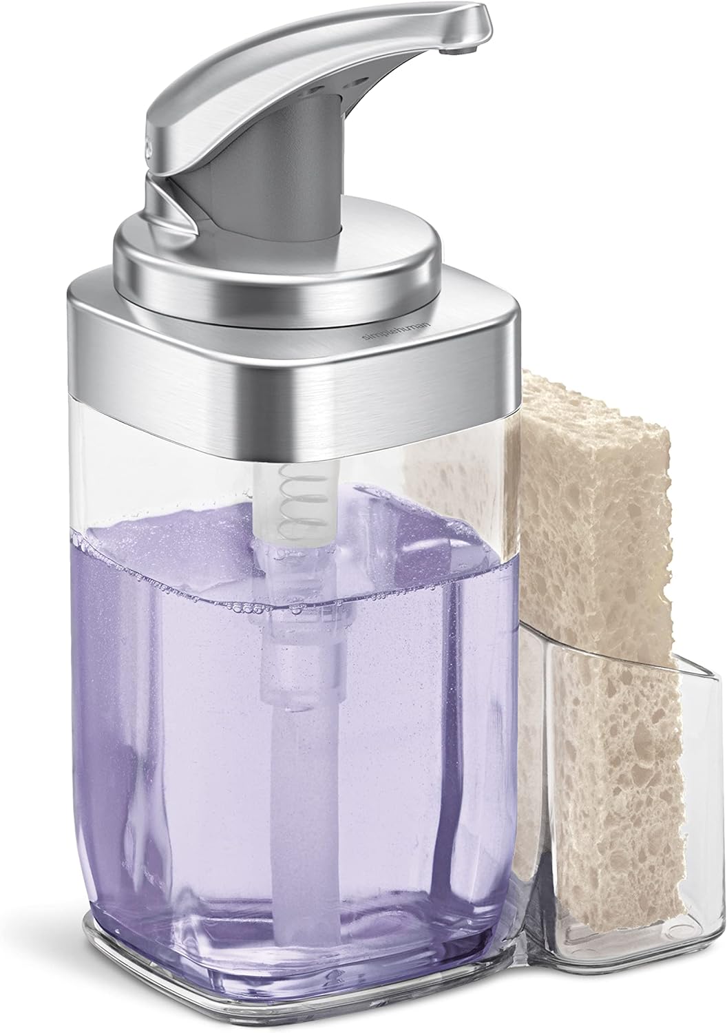 דיספנסר לסבון נוזלי 650 מ"ל דגם Simplehuman - KT1189