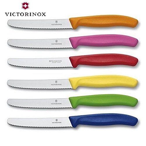 סכין ירקות מעוגל משונן - Victorinox