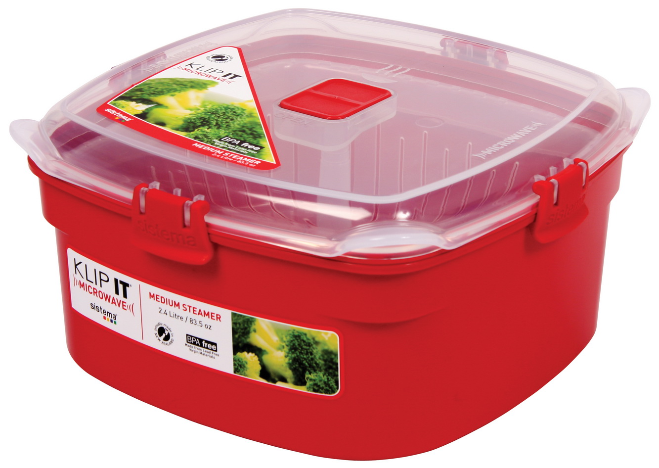 סיר בישול/אידוי בינוני למיקרו 2.4 ליטר דגם 1102 - סיסטמה Sistema