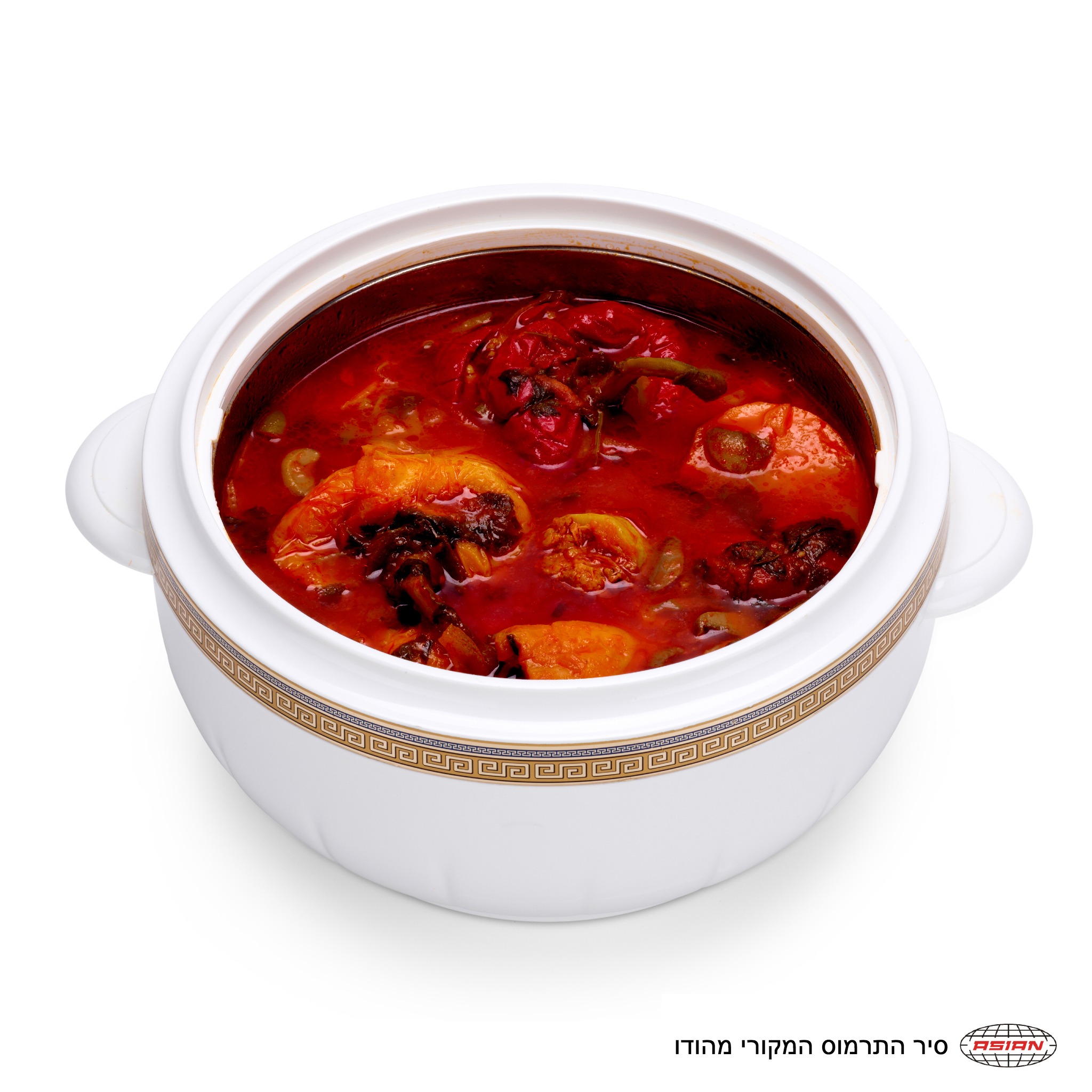 סיר תרמוס לאוכל בנפח 6 ליטר דגם קלאסיק - ASIAN