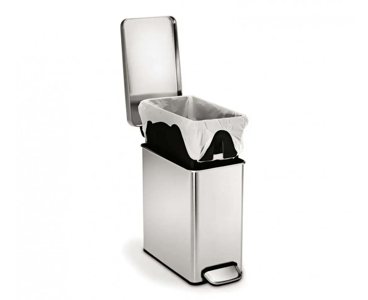פח אשפה מלבני דוושה 10 ליטר דגם  Simplehuman - CW1898cb
