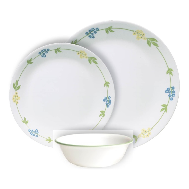 צלחות קורנינג (סט 18 חל) דגם ...