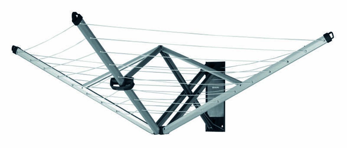 מתקן לייבוש כביסה נתלה-קרוסלה 24 מטר Brabantia -Wall Fix - ברבנטיה