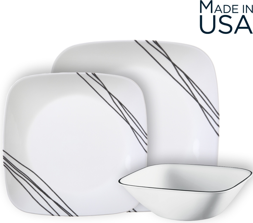 צלחות קורנינג קורל דגם (413) Corning Corelle - Simple Sketch