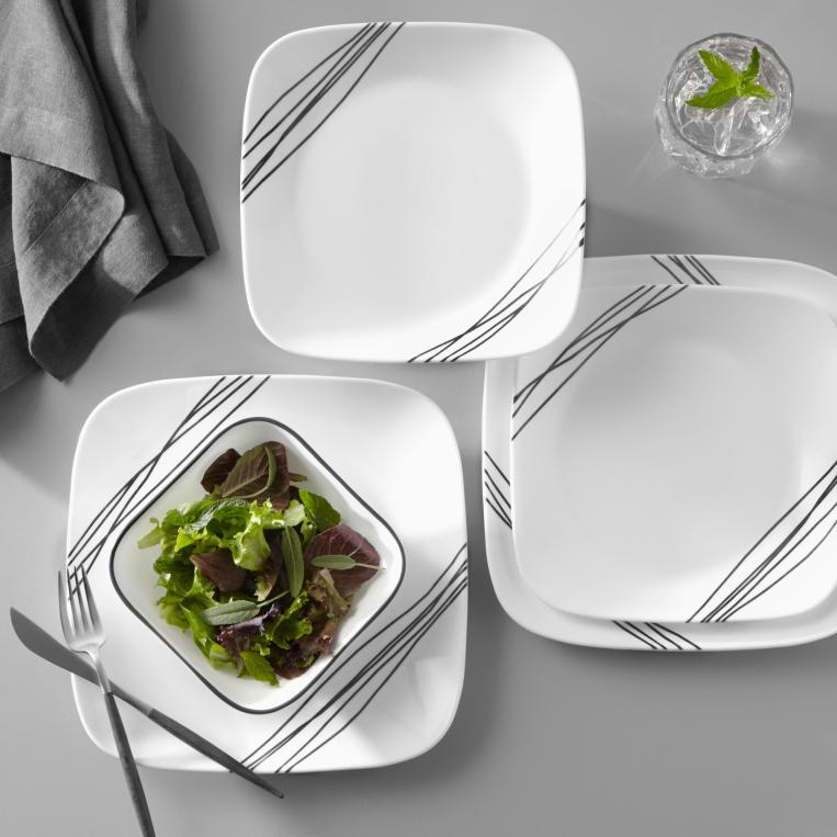 צלחות קורנינג קורל דגם (413) Corning Corelle - Simple Sketch
