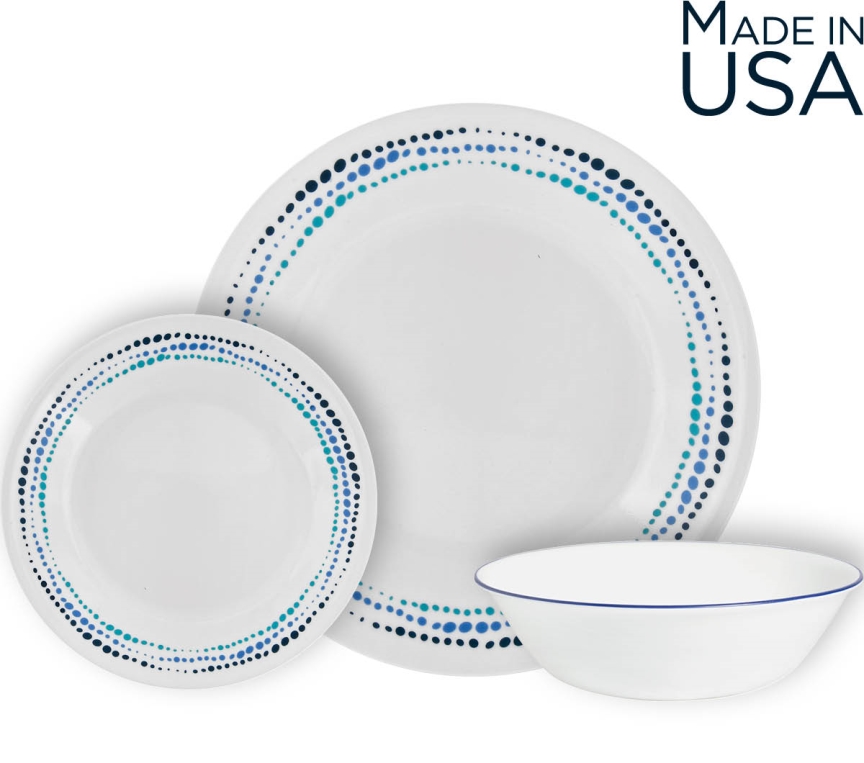 סט 18 צלחות קורנינג דגם (084) ...