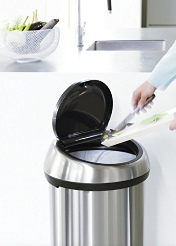 פח אשפה למטבח טאץ' למטבח  60 ליטר מבריק - Brabantia - ברבנטיה