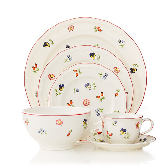 סט אוכל 18 חלקים דגם  villeroy boch - Petite Fleur