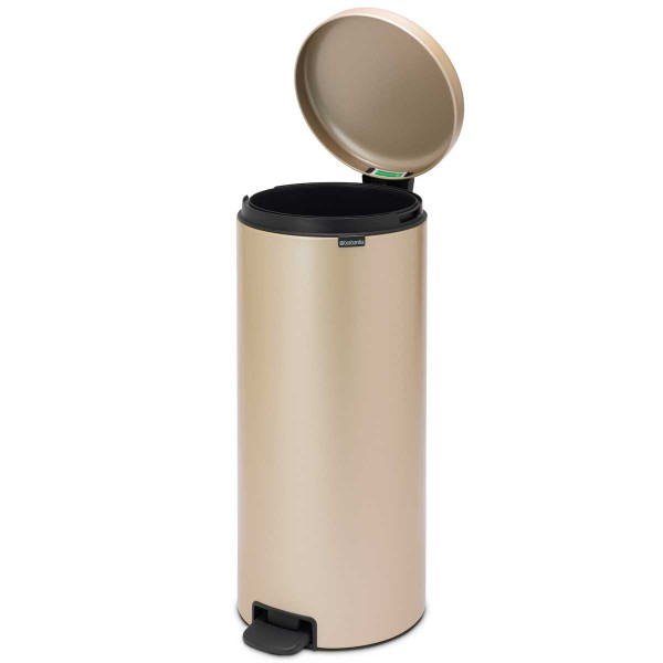 פח אשפה פדל למטבח 30 ליטר זהב מטאלי מסידרת  Brabantia - New icon - ברבנטיה