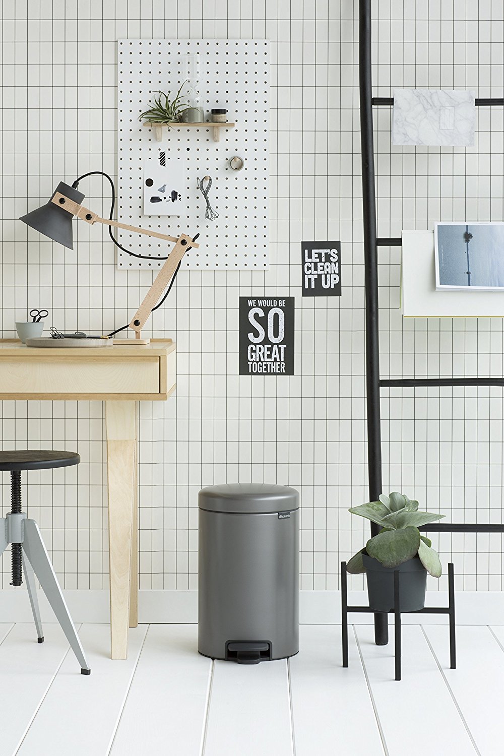 פח אשפה פדל לשרותים 12 ליטר מסידרת  Brabantia - New icon - ברבנטיה