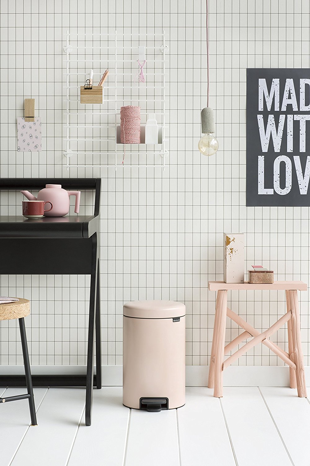 פח אשפה פדל לשרותים 12 ליטר מסידרת  Brabantia - New icon - ברבנטיה