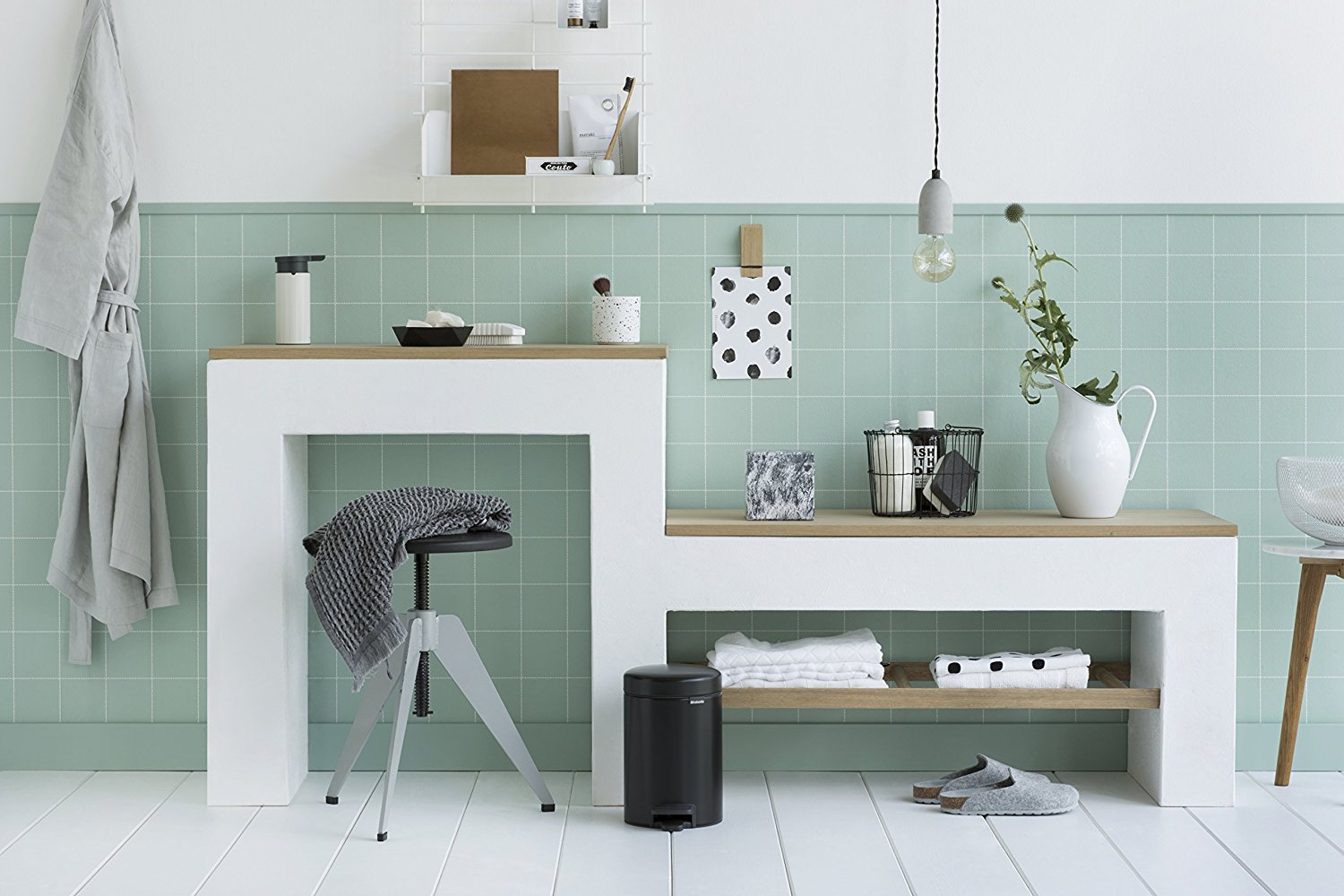 פח אשפה פדל לשרותים 3 ליטר מסידרת  Brabantia - New icon - ברבנטיה