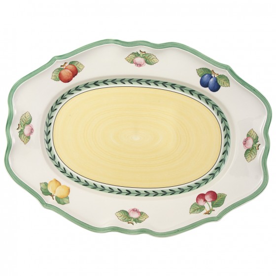 פלטה אובלית באורך 44 ס"מ דגם Villeroy Boch - French Garden