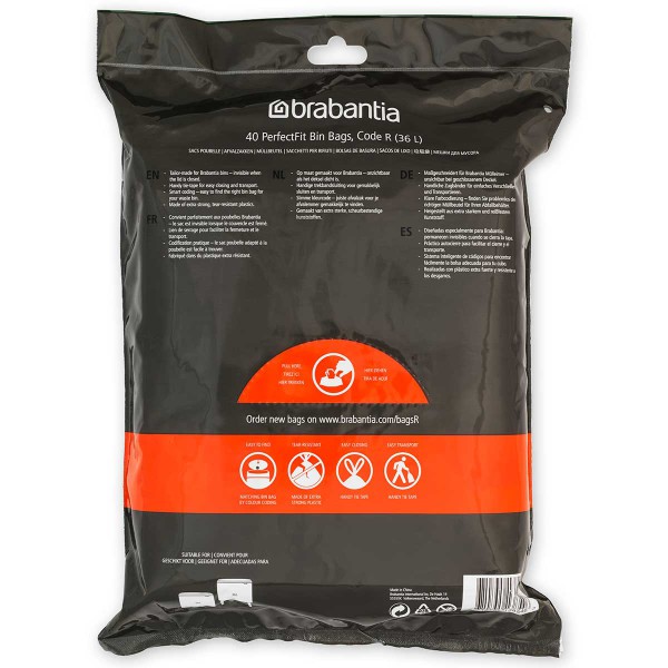 שקיות אשפה (R) לפח 36 ליטר דגם Barbantia - BO-ברבנטיה