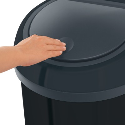 פח אשפה למטבח טאץ למטבח 60 ליטר שחור - Brabantia-ברבנטיה