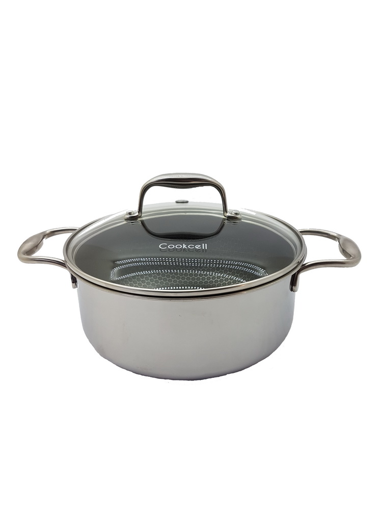 סיר נירוסטה Cookcell  בקוטר 26 ס"מ - Black cube 