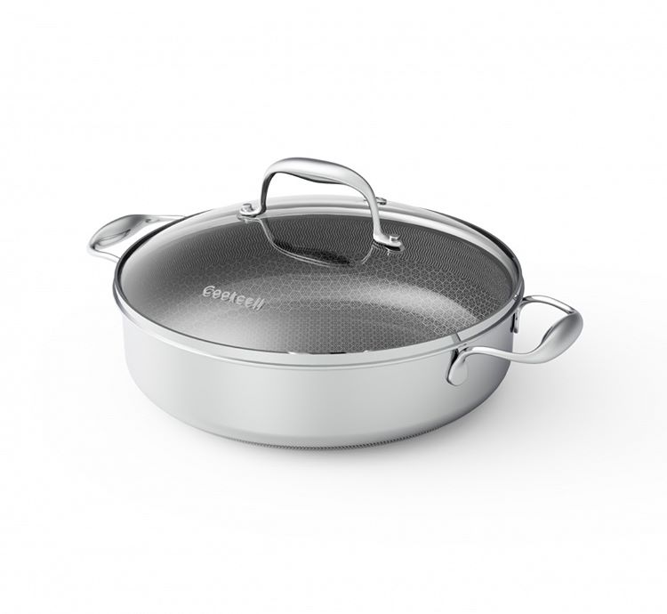 סוטז נירוסטה Cookcell  בקוטר 28 ס"מ - Black cube 