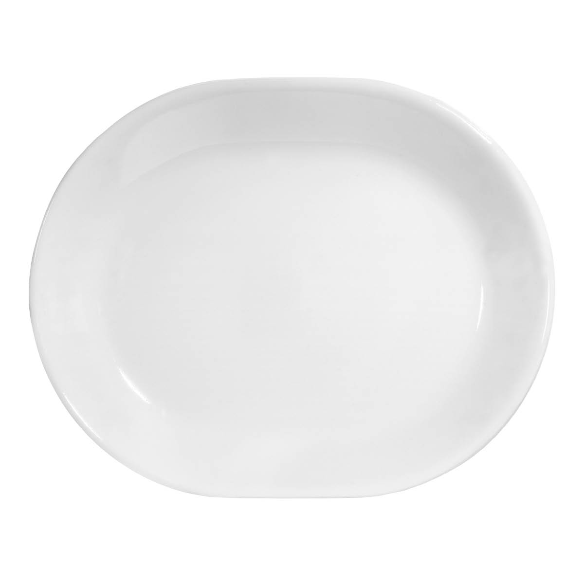 פלטה אובלית לבנה קורנינג קורל - Corning Corelle