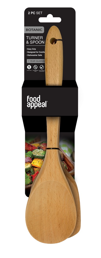 סט כפות בישול עץ - Food Appeal