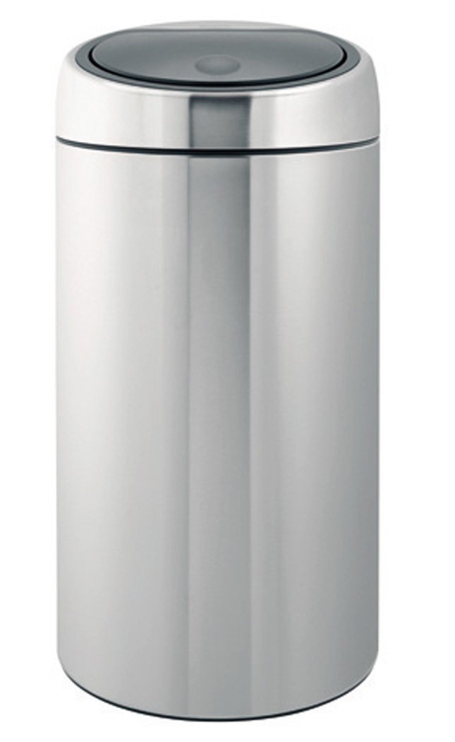 פח אשפה למטבח טאץ  נירוסטה מט 45 ליטר - Brabantia - ברבנטיה