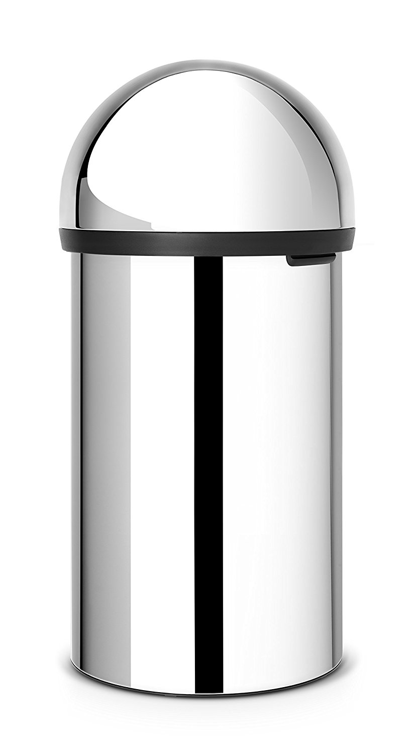 פח אשפה פוש 60 ליטר מבריק - Brabantia - ברבנטיה