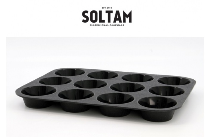 תבנית סיליקון 12 שקעים - SOLTAM