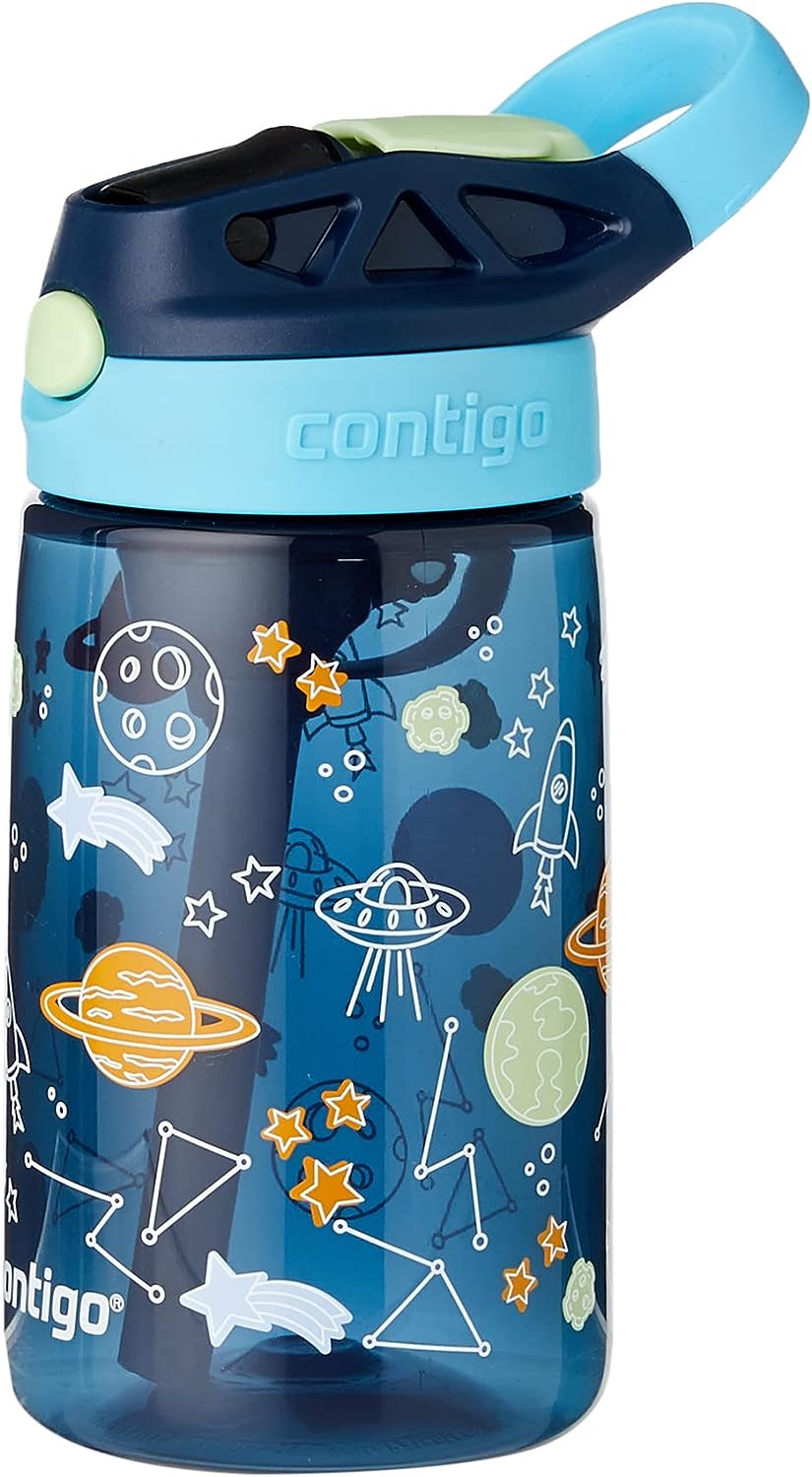 בקבוק ילדים קונטיגו עם קש בנפח 420 מ"ל - Contigo