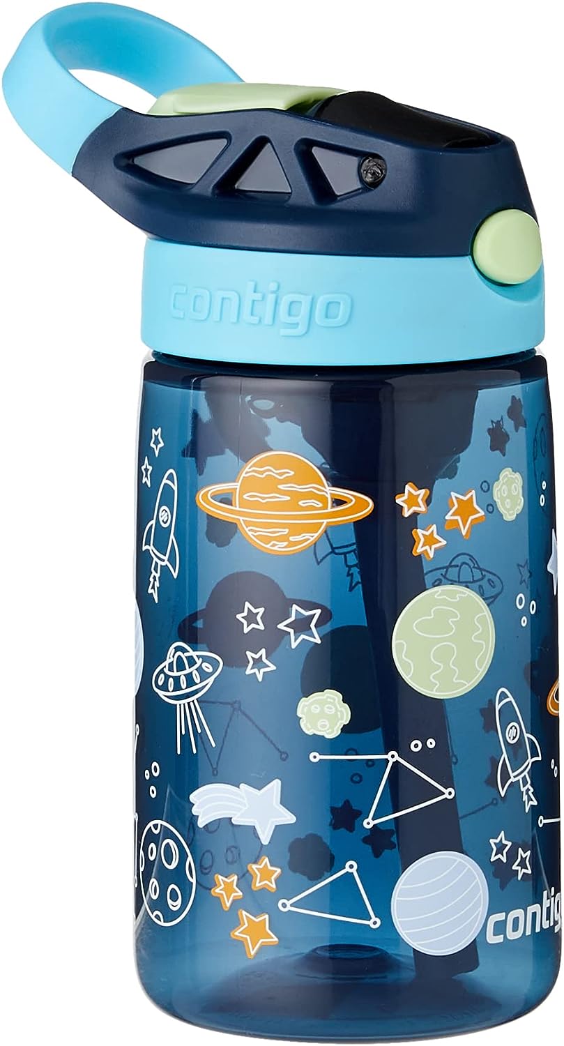 בקבוק ילדים קונטיגו עם קש בנפח 420 מ"ל - Contigo