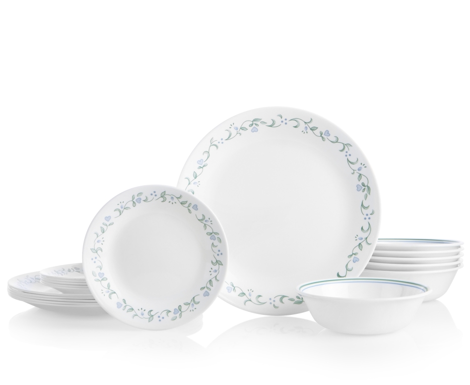 סט 18 צלחות קורנינג קורל דגם (...