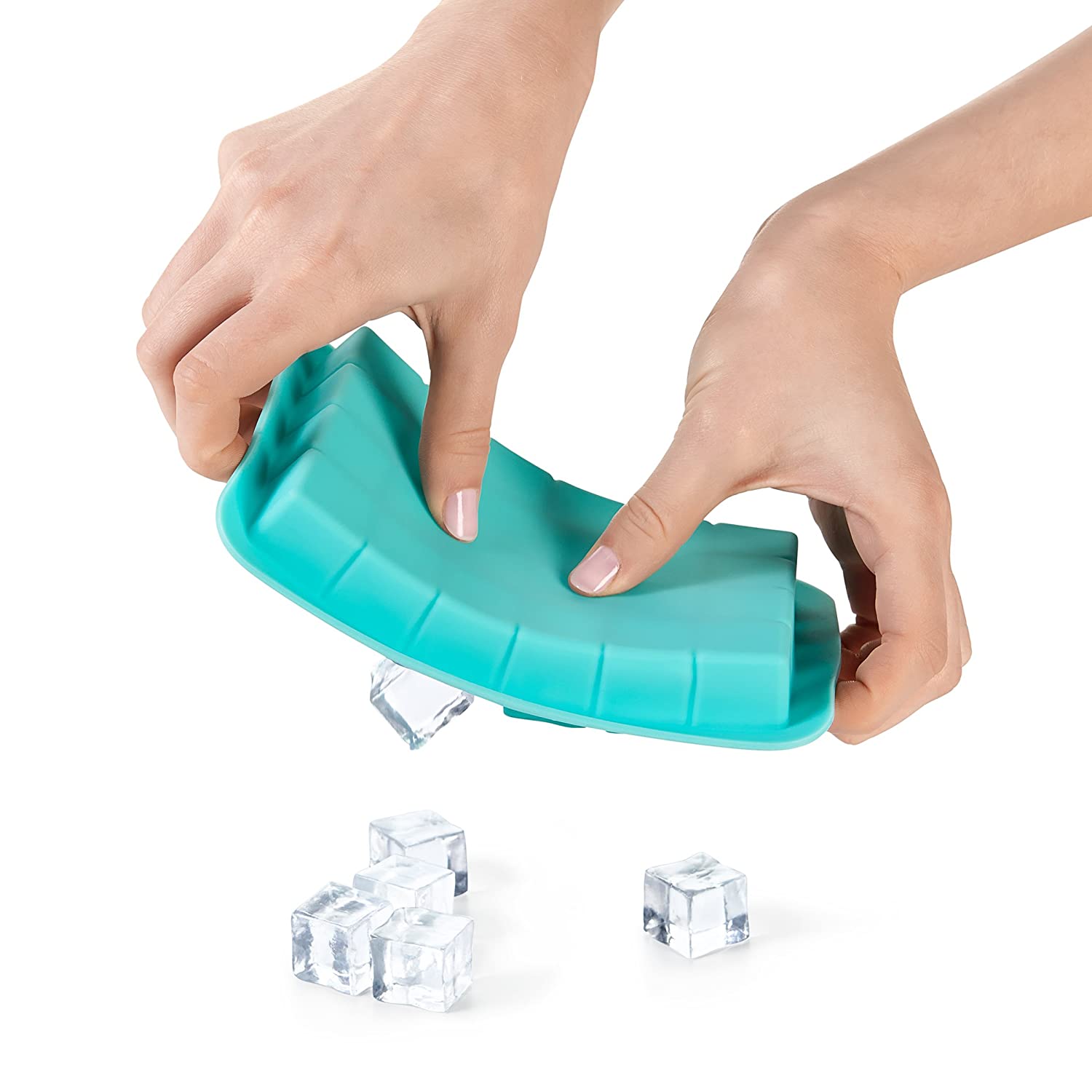 מגש כפול לקוביות קרח קטנות + מכסה - OXO