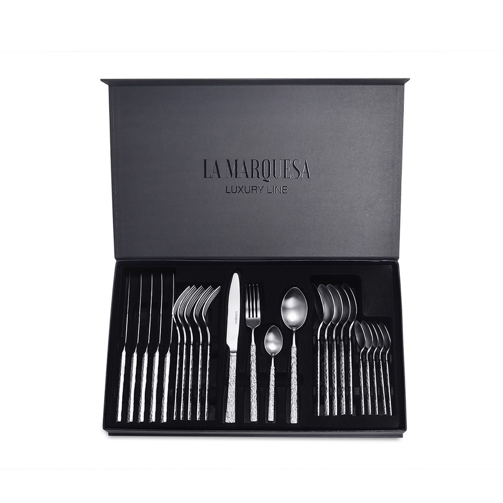 סט סכו"ם 24 חל' מט דגם La Marquesa - Piatra