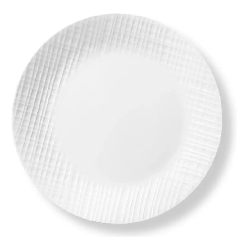 סט 12 צלחות קורנינג קורל דגם (313) Corning Corelle - Linen Weave