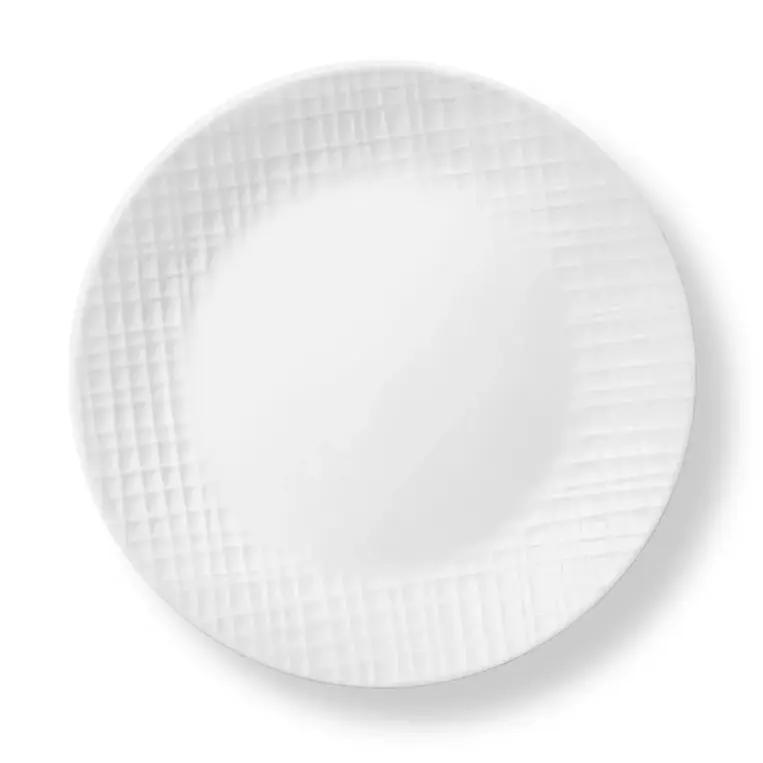 סט 12 צלחות קורנינג קורל דגם (313) Corning Corelle - Linen Weave