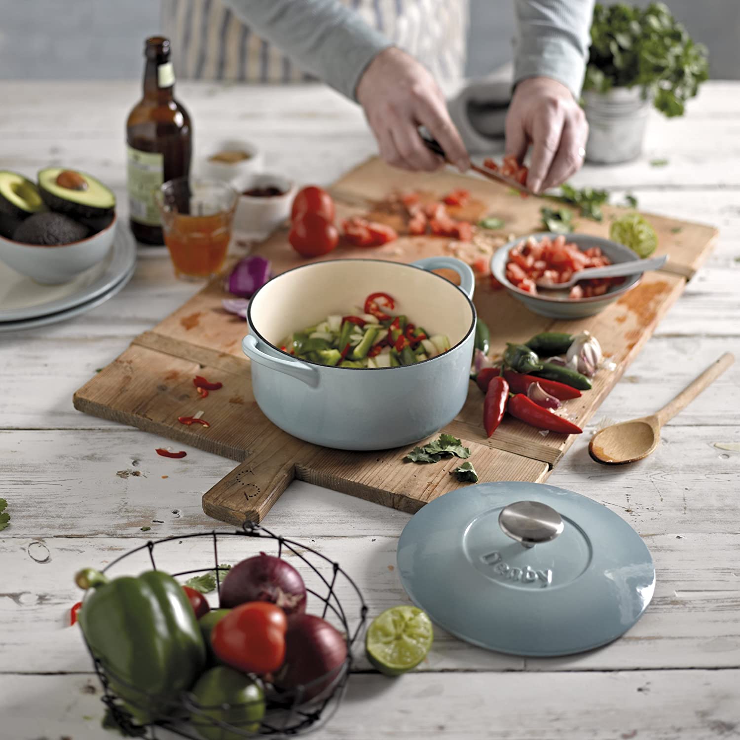 סיר יציקת ברזל 20 ס"מ - Denby
